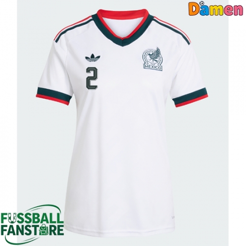 Mexiko Jorge Sanchez #2 Replik Auswärtstrikot Damen WM 2026 Kurzarm